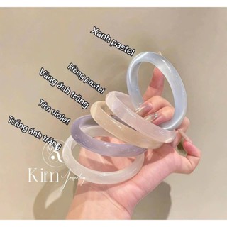  Vòng tay mắt mèo bạch nguyệt quang nhiều màu hottrend 