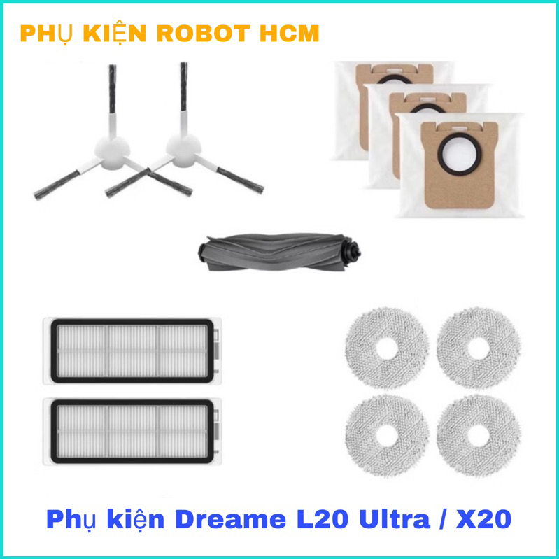 ( Hàng chính hãng ) Phụ kiện Dreame L20 Ultra - Dreame X20.