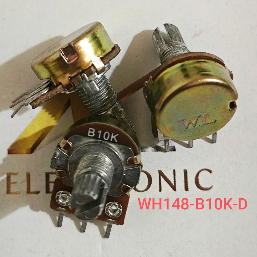 (Combo 5 cái) Chiết áp WH148 B10K đơn - Chiết áp đơn 10K (combo)