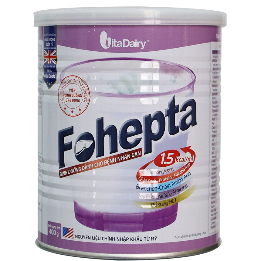 Sữa Fohepta 400g cho người bệnh gan HSD 2028