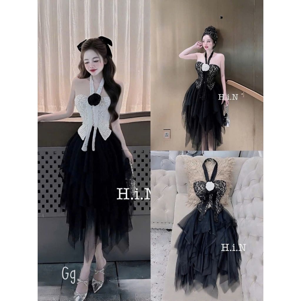 Set chân váy đuôi cá v áo ba lỗ cổ lọ, Set Áo Ba Lỗ Cổ Lọ Kèm Chân Váy Đuôi Cá Sang Chảnh Tiểu Thư🦋🦋