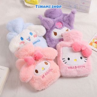  Túi chườm nóng giữ nhiệt 500ml 1000ml chườm bụng kinh chườm cổ vai gáy mẫu lông mềm dễ thương 