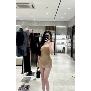  Đầm body nữ quây ngực dáng ngắn sexy sang chảnh a10 
