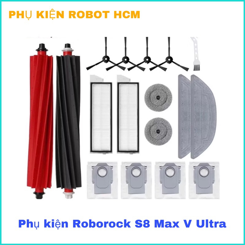 ( Hàng chính hãng ) Phụ kiện Robot hút bụi Roborock S8 Max V Ultra