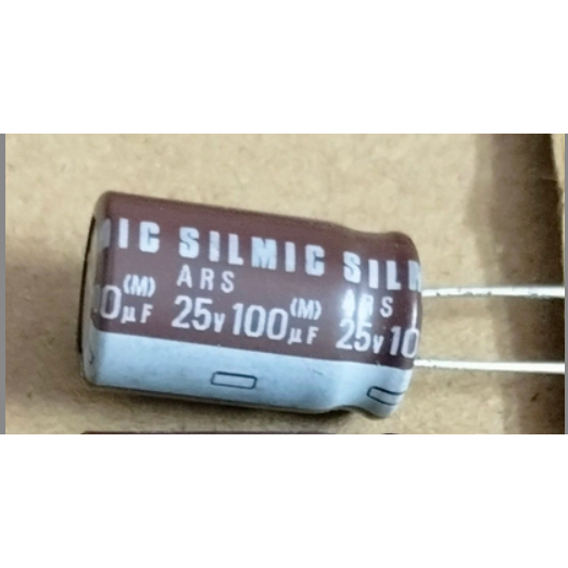 Tụ hóa ELNA SILMIC II 25V 100uF hãng Nhat Ban