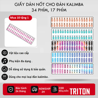  GIẤY DÁN NỐT CHO ĐÀN KALIMBA 34 PHÍM 17 PHÍM S34-P 