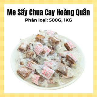  Me Sấy Chua Cay Đặc biệt Hoàng Quân gói 500g - Date luôn mới 