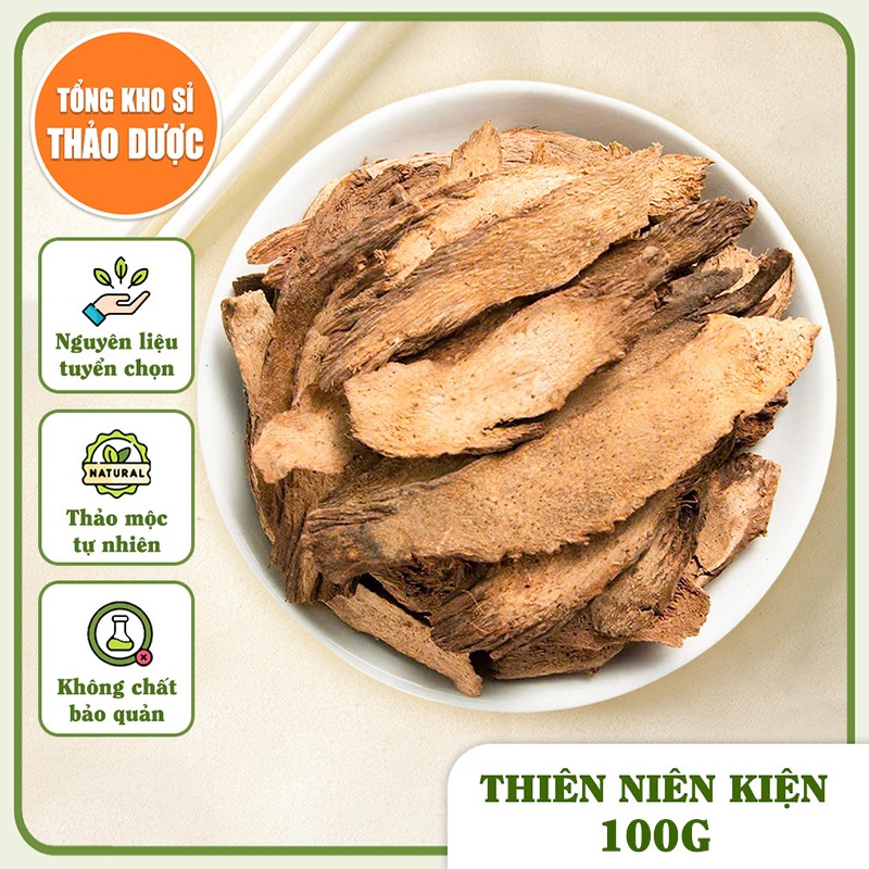 Thiên niên kiện 100g, thái lát mỏng, khô, thơm, trà thiên niên kiện - Tổng Kho Sỉ Thảo Dược