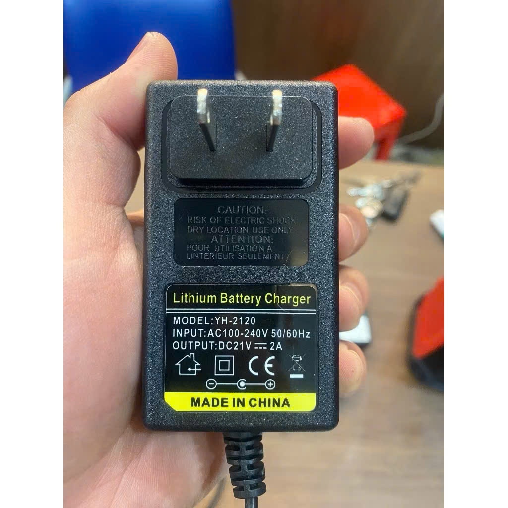 Sạc Adapter 5s  21v cho máy cầm tay công cụ ,Nguồn ra 21V 0.6A