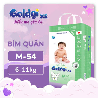   Mẫu mới -Hot  Bỉm Quần- Dán Goldgi pre  Goldgi X5   ECO Nhật siêu mỏng hiểu mẹ yêu bé 