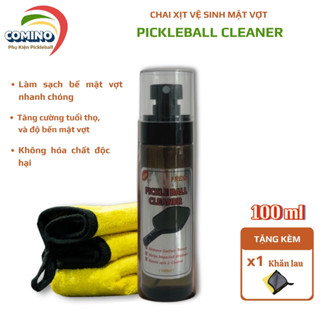 Chai xịt vệ sinh mặt vợt PICKLEBALL CLEANER, giúp làm sạch và bảo vệ mặt vợt dung tích 100ml
