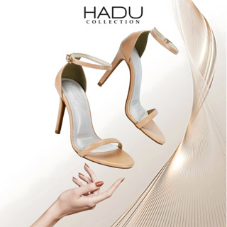Giày Cao Gót 7P - 12P Sandal Ngọc Trinh HADU M796 Ver2 Da PU Cao Cấp Đế TPR Chống Trượt BH 12T
