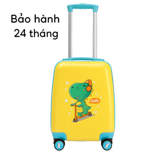 Vali du lịch trẻ em khủng long Pika size 16 làm bằng ABS chống chày sước bảo hành 24 tháng