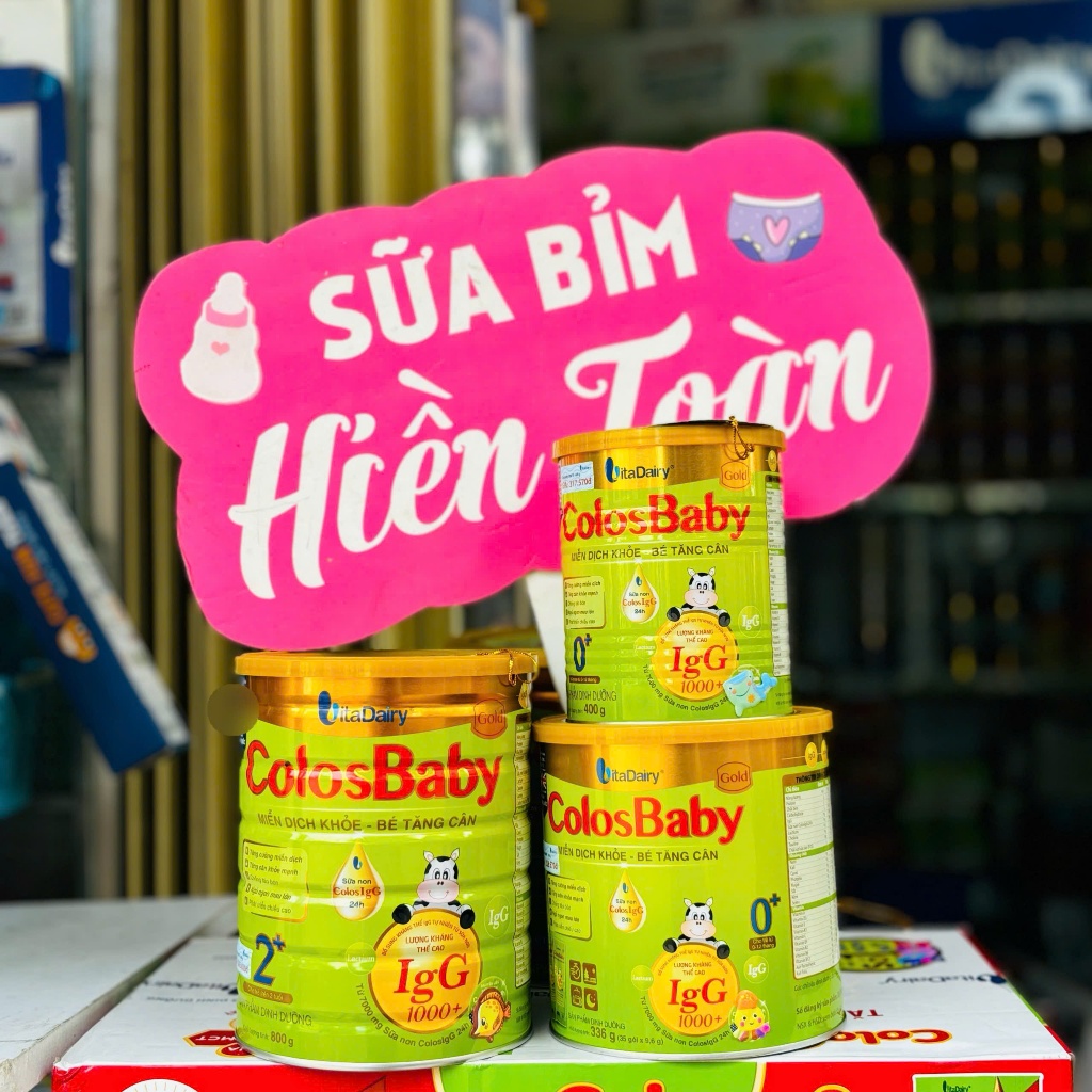 Sữa ColosBaby Gold Mới Vị Thanh Nhạt 1+400g (1-2 tuổi )