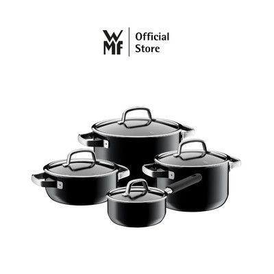 Bộ Nồi Cao Cấp 4 Món WMF Fusiontec, Chất Liệu Cromargan Phủ Khoáng Thạch Anh, An Toàn Với Sức Khỏe