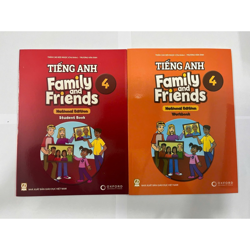 Sách - Family And Friends 4 - Bản National Edition (Bộ 2 cuốn)
