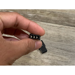 Jack 3P 2.8 đực, màu đen (1 bịch 50 cái)