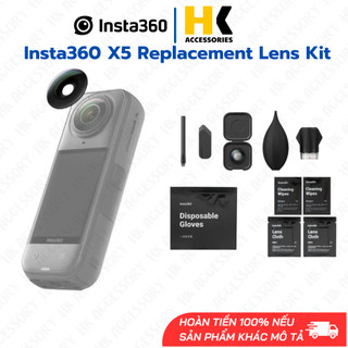 Insta360 X5 Replacement Lens Kit - Bộ thay lens Insta360 X5 dế dàng