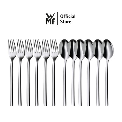 Bộ Thìa Dĩa WMF Miami 12 Món Cao Cấp, Chất Liệu Thép Không Gỉ 18/10 - 1284009012