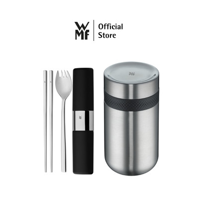 [Combo] Bình Đựng Thức Ăn Giữ Nhiệt WMF Thermo Dung Tích 200-500ml và Bộ Đũa Thìa Cá Nhân WMF My2Go