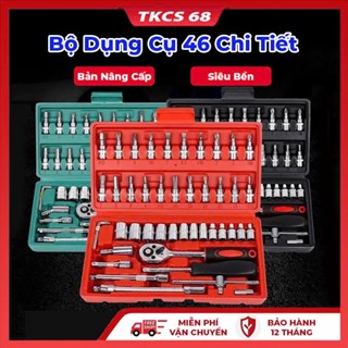 Bộ Dụng Cụ Sửa Chữa 46 Chi Tiết Thiết Kế Đơn Giản Tiện Dụng, Dụng Cụ Sửa Chữa Tua Vít Đa Năng Bu Lông Ốc Vít Loại 1