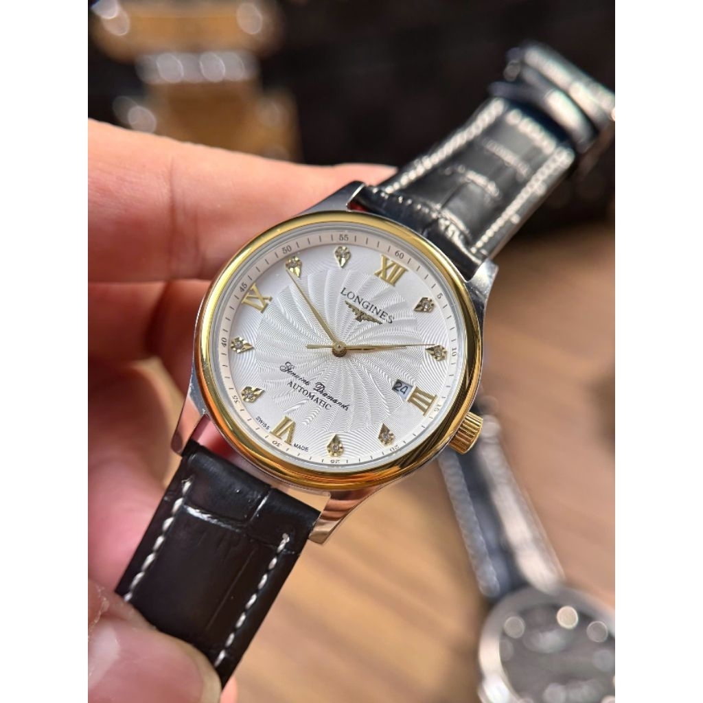 Đồng Hồ Nam Longines L08. Size 38mm,máy cơ automatic , khung thép không gỉ, kính saphire . Revo Watc