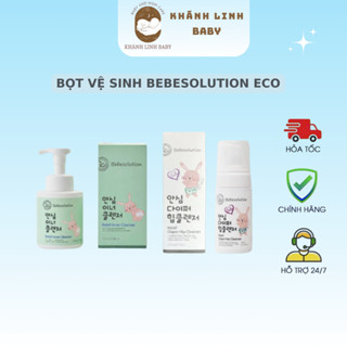  Bọt vệ sinh thay Bỉm chống hăm khử mùi không cần rửa Bebesolution ECO Hàn Quốc 