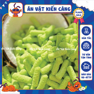 500G Bim Bim Đậu Xanh Nước Cốt Dừa, Bánh Đậu Xanh Tuổi Thơ , đồ ăn vặt, Kiến Càng Ăn Vặt