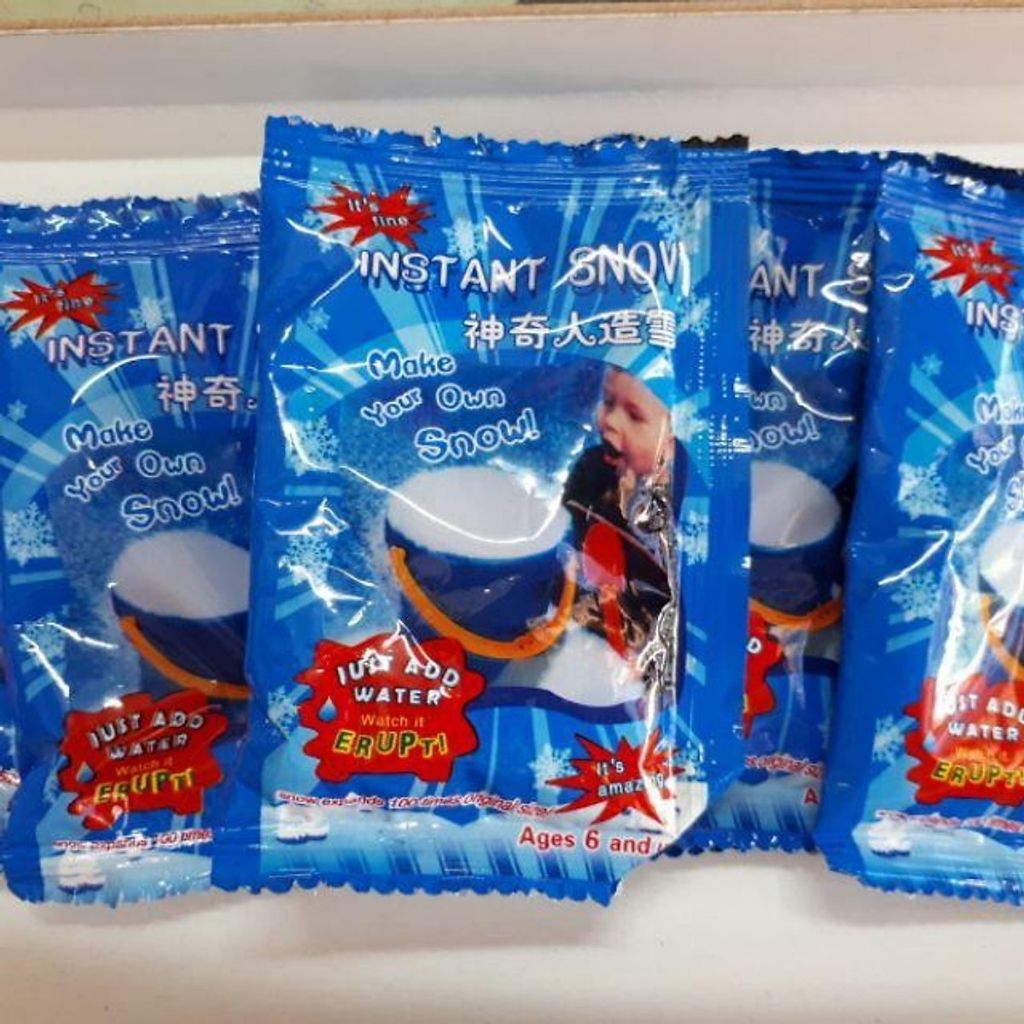 5 GÓI TUYẾT NHÂN TẠO LÀM SLIME - TUYẾT XANH BÔNG BẠC- TUYẾT GÓI LÀM SLIME - TUYẾT SIÊU MỊN- NGUYÊN L