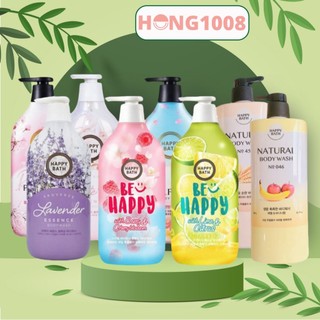 Sữa tắm Happy Bath Hàn Quốc 900g Dưỡng Ẩm, Lưu Hương Thơm Mát Suốt Cả Ngày