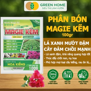  Phân Bón Lá Magie Kẽm GreenHome Gói 100GR Chuyên Dùng Cho Hoa Kiểng 