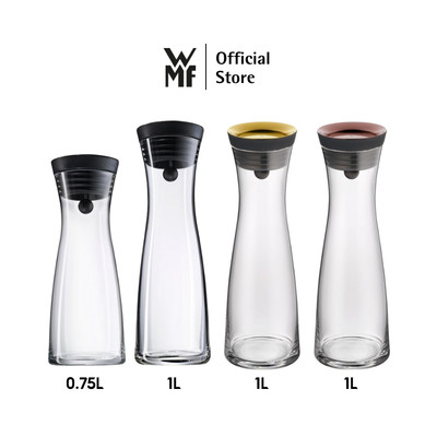 Bình Nước Thuỷ Tinh WMF Decanter, dung tích 1L, 0.75L Có Lưới Lọc, Nắp 360, Không Quai Sang Trọng