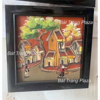Tranh gốm Bát Tràng hoạ tiết nổi, Tranh gốm Bát Tràng Giá Rẻ