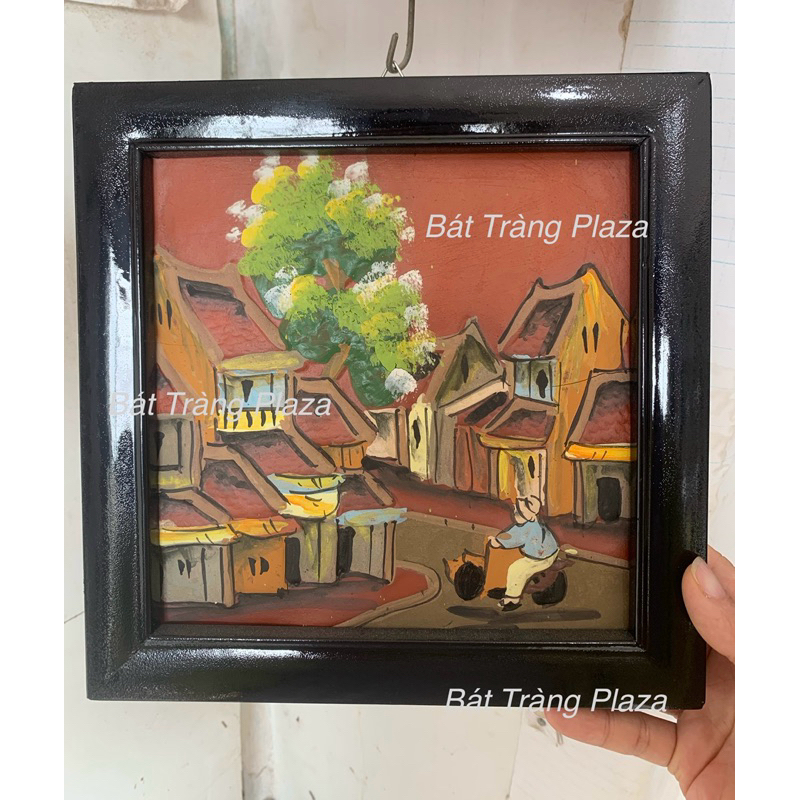 Tranh gốm Bát Tràng hoạ tiết nổi, Tranh gốm Bát Tràng Giá Rẻ