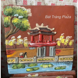 Tranh gốm Bát Tràng hoạ tiết nổi, Tranh gốm Bát Tràng Giá Rẻ