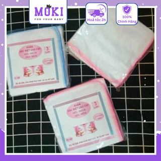  Khăn xô sữa Kiba cho bé sơ sinh 2 lớp 3 lớp 4 lớp set 10 khăn mềm mại cho trẻ em shop Moki Store 