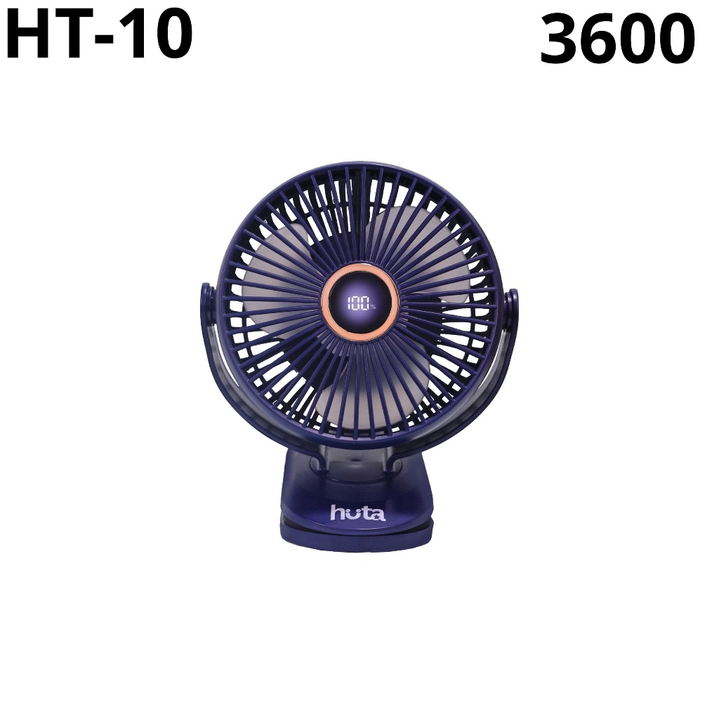Quạt Kẹp Tích Điện Mini Pin Khỏe Q21 HUTA, HUTA Mini, Quạt Tích Điện Mini, Quạt Kẹp Tích Điện Loại Nhỏ 14cm Có Đèn RGB | BigBuy360 - bigbuy360.vn