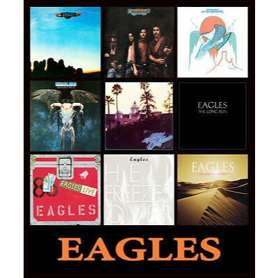 Eagles - CD cds đĩa gốc Hotel California Hell Freezes Over Long Road Out Best Of Greatest Hits 1+2