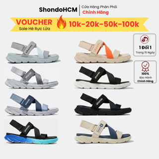 Giày Shondo Sandal Nam Nữ SHONDO F6 Sport  Thích Hợp Đi Học Đi Chơi Đi Làm Đế Bằng Cao 3cm Dép Xăng Đan Nam Nữ Quai Hậu