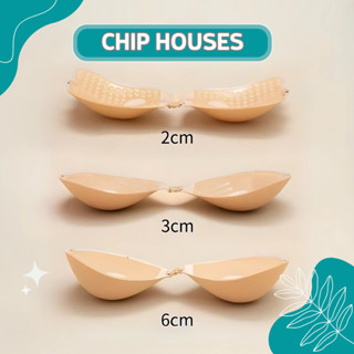 Áo Dán Ngực Đệm Dày 6Cm Siêu Nâng Đẩy Ngực Tạo Khe, Áo Ngực Không Dây Cài Trước Gom Ngực ANP41