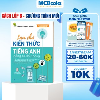 Sách - Làm chủ kiến thức tiếng Anh bằng sơ đồ tư duy lớp 6 - Học kèm app