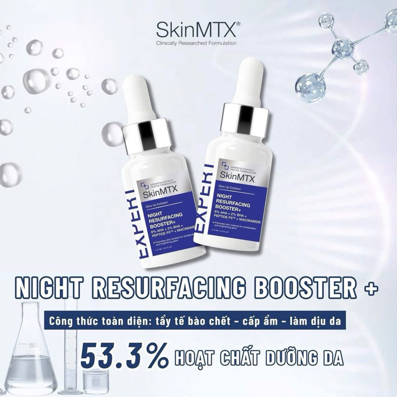 Serum Căng Bóng SkinMTX 8%AHA+2%BHA
