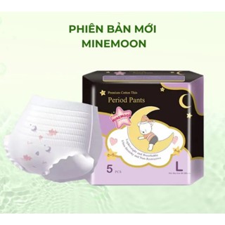  {Combo 50 miếng } Combo 10 túi bỉm quần Minemoon ban đêm và cho mẹ sau sinh 
