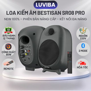 Loa kiểm âm vi tính máy tính để bàn BESTISAN SR08 PRO, loa bluetooth pc gaming công suất 80W LUVIBA