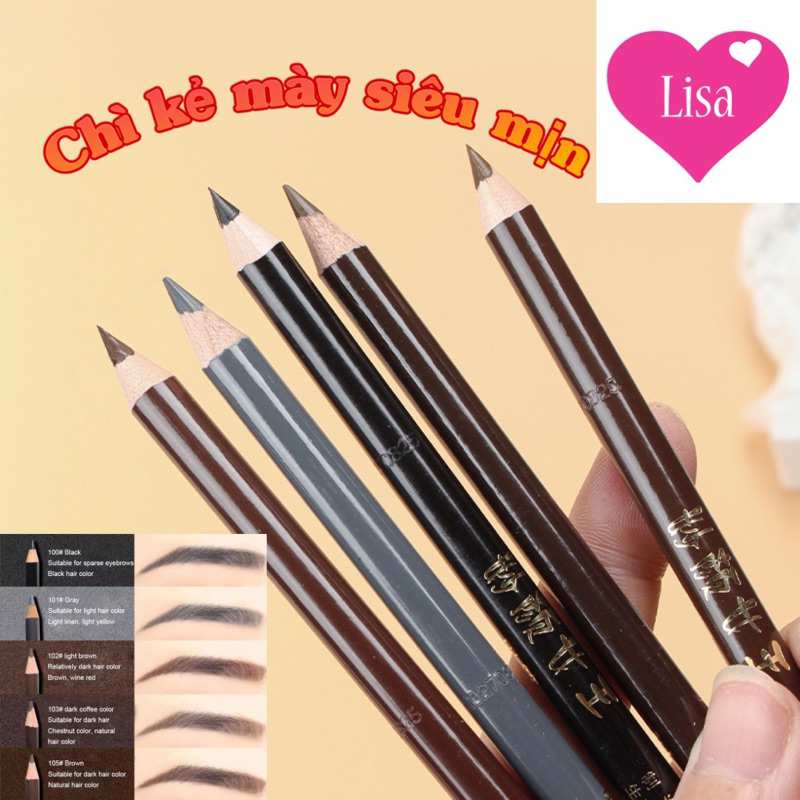 Chì Kẻ Mày Siêu Mịn Nature Smooth EXquitise