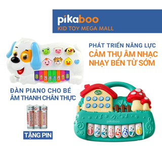  Đàn piano cho bé Pikaboo cao cấp âm thanh chất lượng đèn led sáng nhấp nháy nhiều chế độ 