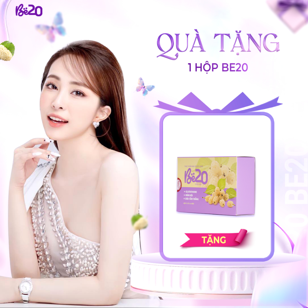 [Gift] Be20 Ngọc Trinh Kẹo Trắng Da Dâu Tằm Hỗ Trợ Bổ Sung Dưỡng Chất Mờ Nám Tàn Nhang