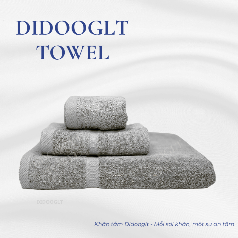 Khăn Tắm Cotton DIDOOGLT TOWEL 60x120cm Mềm Mại Không Phai Màu Thâm Hút Tốt | BigBuy360 - bigbuy360.vn