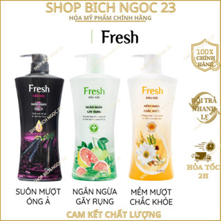  Dầu Gội Fresh Bồ Kết Suôn Mượt Tóc  dầu gôi tinh dầu bưởi giảm gãy rung 650G 