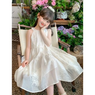  Váy yếm thêu bé gái  đầm cổ yếm bé gái size đại  váy cặp mẹ và bé gái 